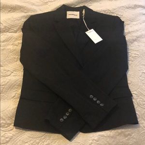 NWT Lands End Classic Black Blazer